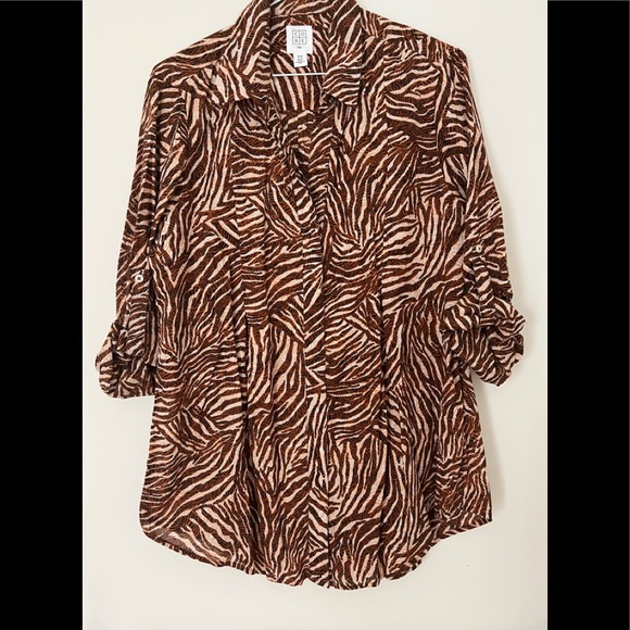 Core Life animal print blouse - Picture 1 of 2